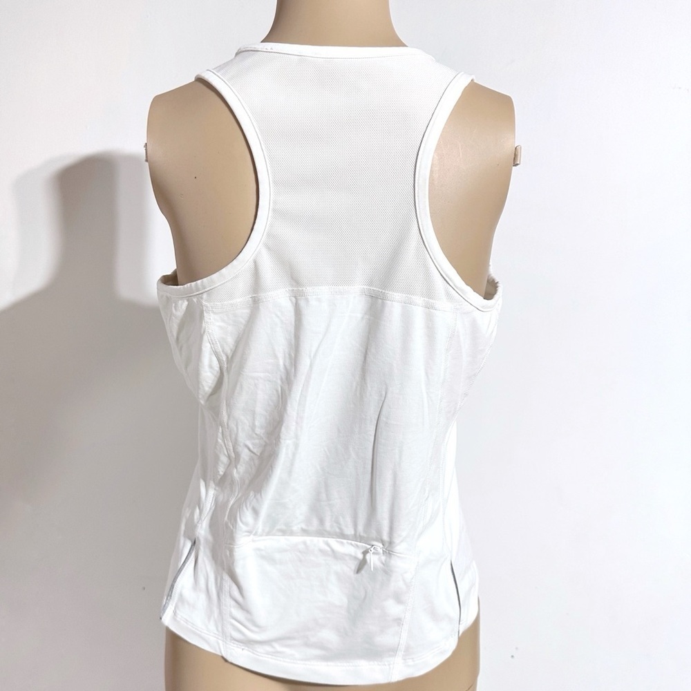 Gore Bike Wear Women's Racer Back Mixed Media White Tank Top Size XL - Picture 6 of 13
